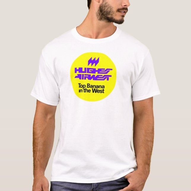 T-shirt Lignes aériennes de Hughes Airwest (Devant)