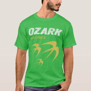 T-shirt Lignes aériennes rétro Ozark