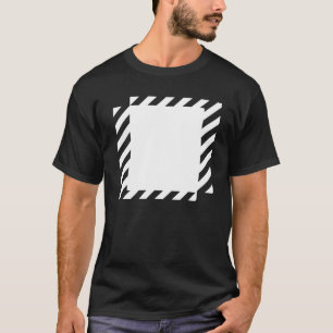 T-shirt lignes carrés conception