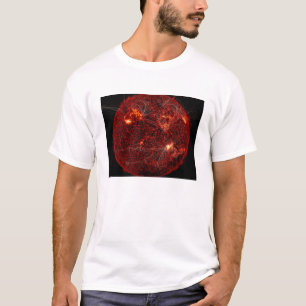 T-shirt Lignes de champ magnétique le Sun 3