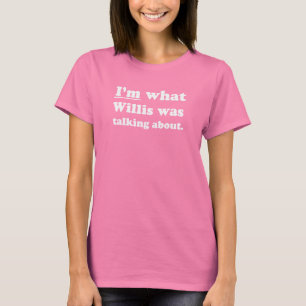 T-shirt Lignes de collecte - IM QUEL WILLIS PARLAIT de .JP