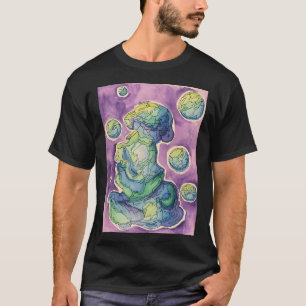 T-shirt Lignes d'une méduse