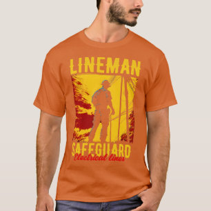 T-shirt Lignes électriques de protection de Lineman