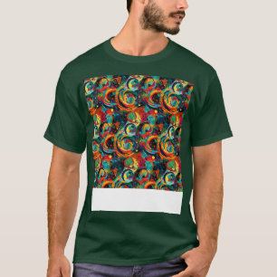 T-shirt Lignes géométriques Motif Abstraites sans couture