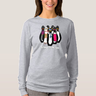 T-shirt Ligue de bowling de pingouin