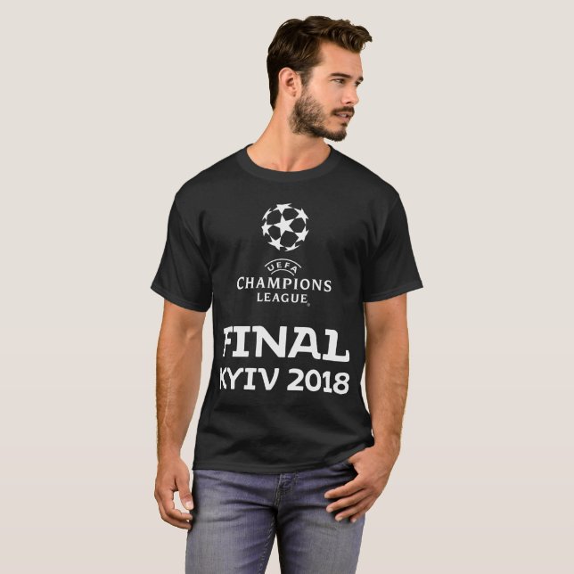 T-shirt Ligue de champions d'UEFA finale (Devant entier)