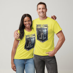 T-shirt Ligue de Justice Bouclier JL métallique