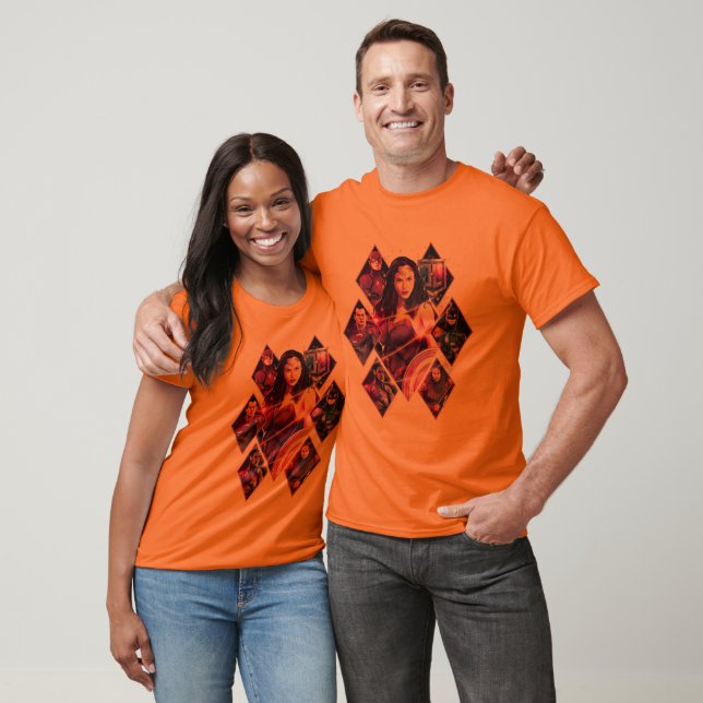 T-shirt Ligue de Justice | Panneaux de groupe galactique d (Unisexe)