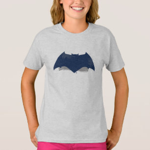 T-shirt Ligue de Justice Symbole Batman de brosse et dem