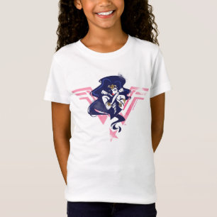 T-Shirt Ligue de Justice   Wonder Woman & Symbol Pop Art
