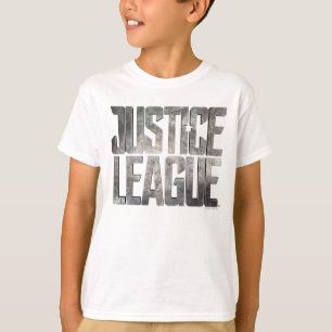 T-shirt Ligue de la justice  Logo métallique de la Ligue d