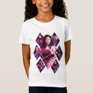 T-Shirt Ligue de la justice  Panneaux de groupe galactique