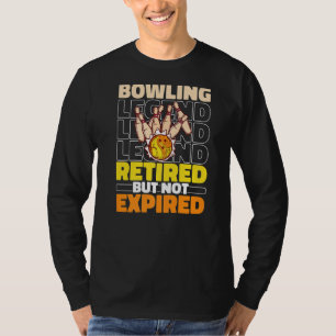 T-shirt Ligue d'équipe retraitée de quilles - Alley Bowler