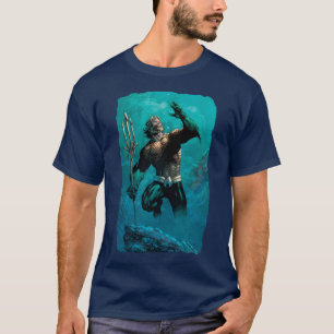 T-shirt Ligue Justice #10 Aquaman Noyé Variant de Terre