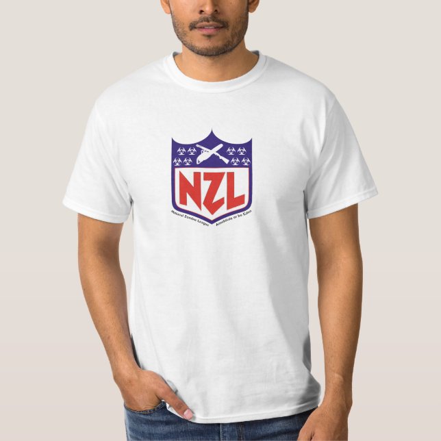T-shirt Ligue nationale de zombi (Devant)