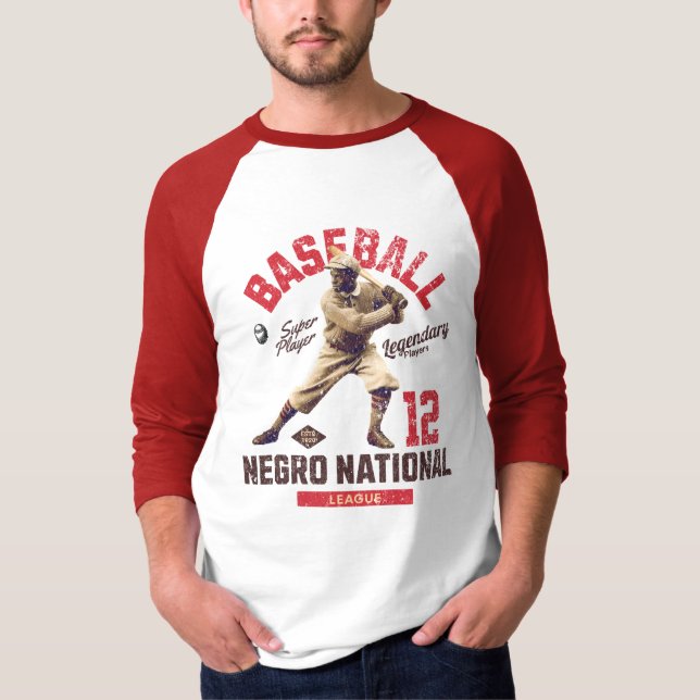 T-shirt Ligue Nationale Negro, 1920, EST (Devant)