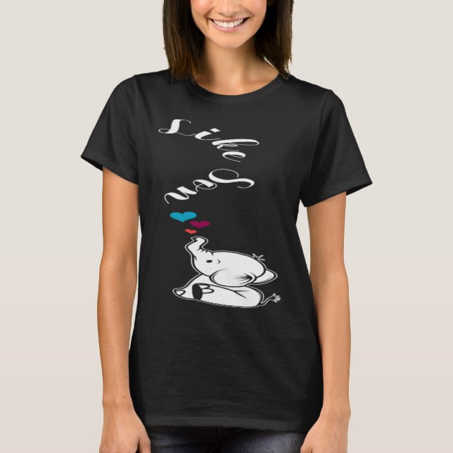 T-shirt Like son Loving Father (Devant)