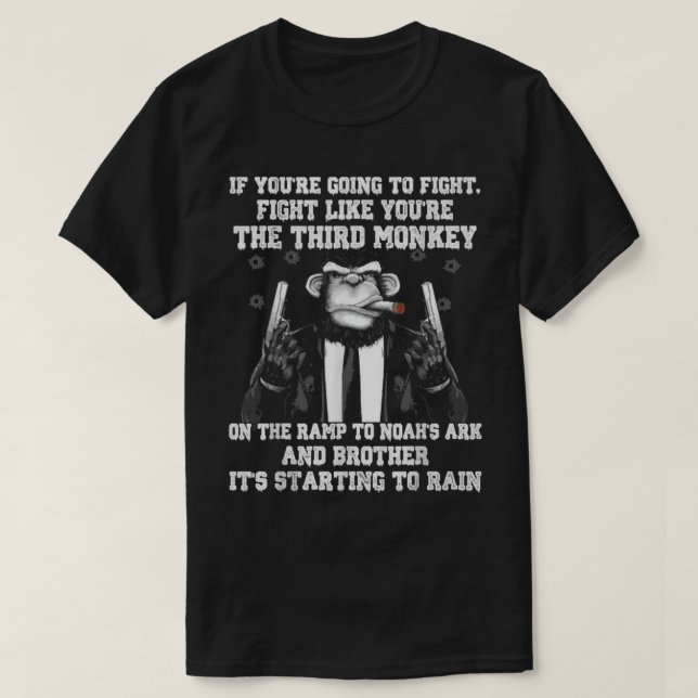 T-shirt Like The Third Monk (Design devant)