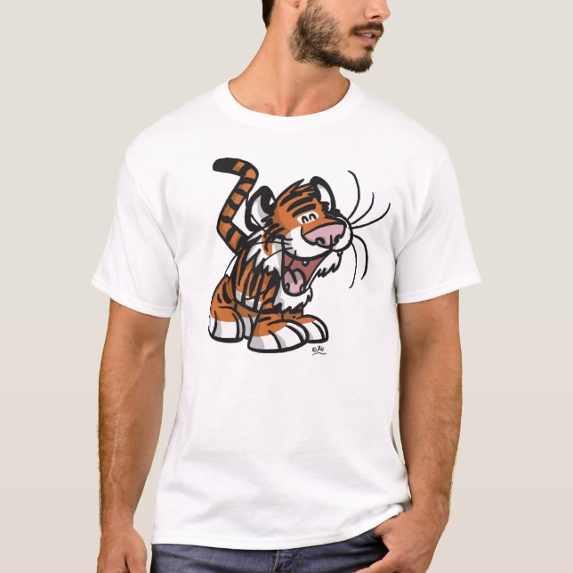 T-shirt Lil' Cartoon Tiger (Devant)