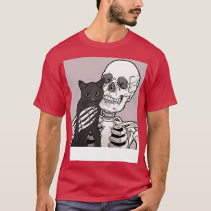 T-shirt Lil cat ami avec arrière - plan