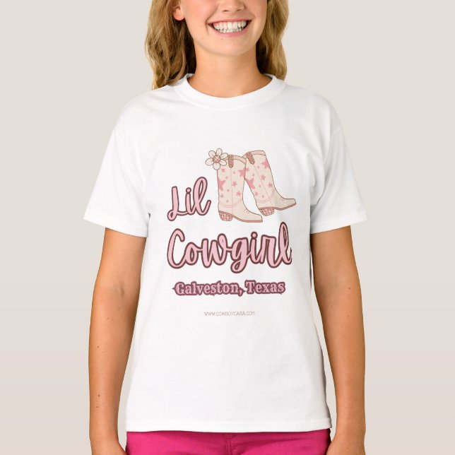 T-shirt Lil Cowgirl (Devant)