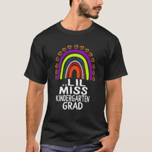 T-shirt Lil Miss Kindergarten Grad Joyeux Jour De Schoo De