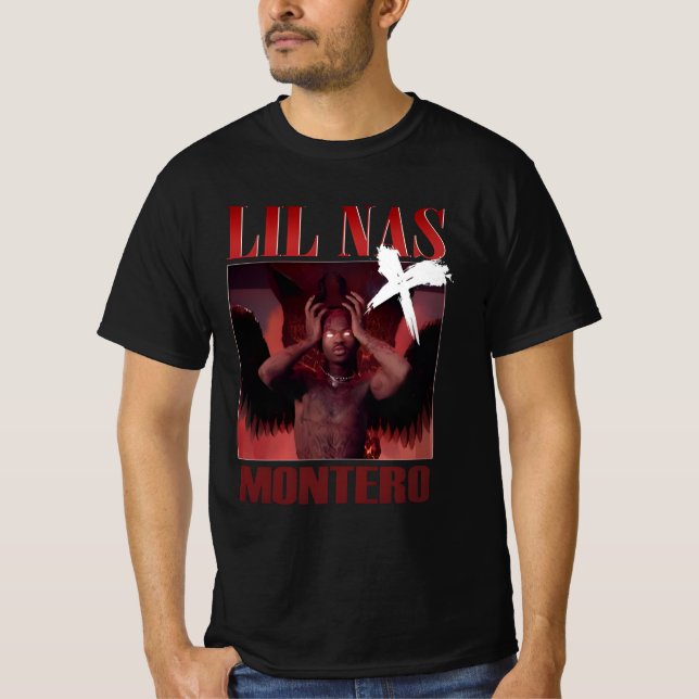 T-shirt " Lil Nas X Appelez-Moi Par Votre Nom 2021 " (Devant)