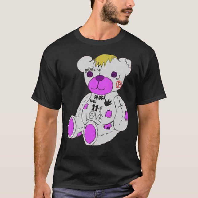 T-shirt Lil Peep-Bear   (Devant)