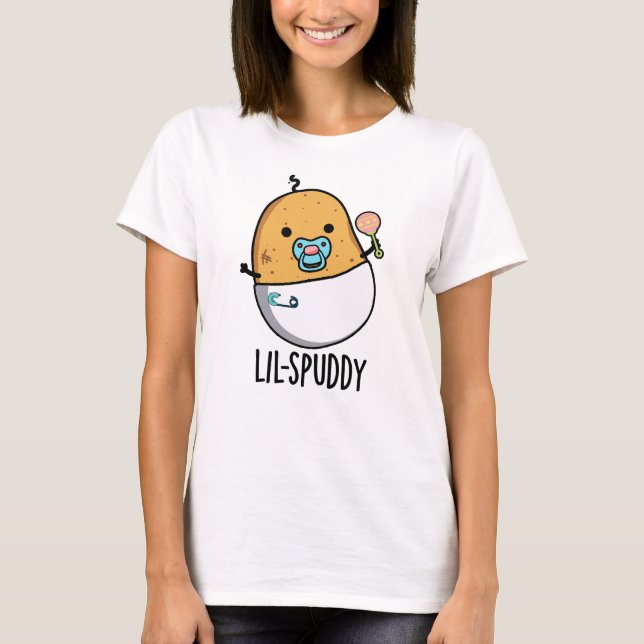 T-shirt Lil-spuddy Funny Potato Pun  (Devant)