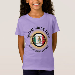 T-Shirt Lilac 2024 TOTAL SOLAR ECLIPSE Mexique Unisex Enfa