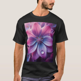 T-shirt Lilac Floral violet et rose
