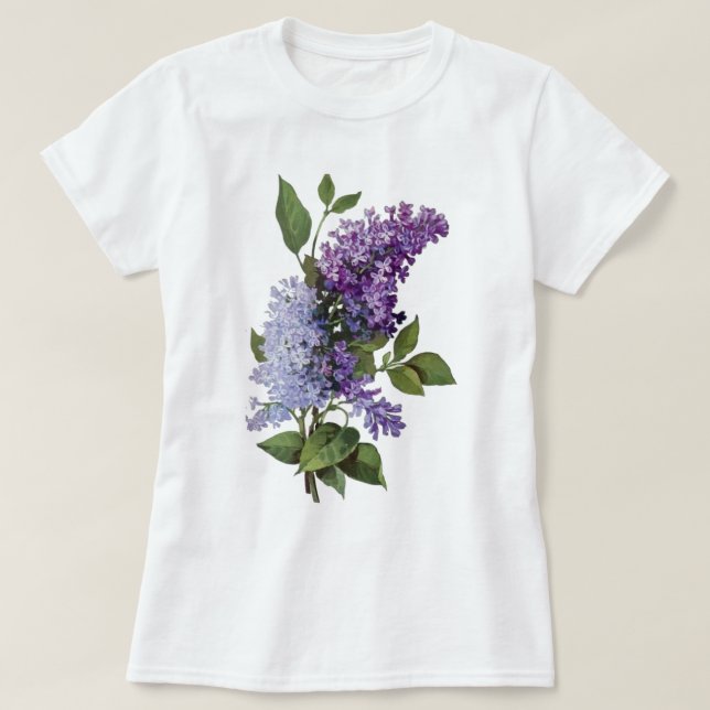 T-shirt Lilas vintages (Design devant)