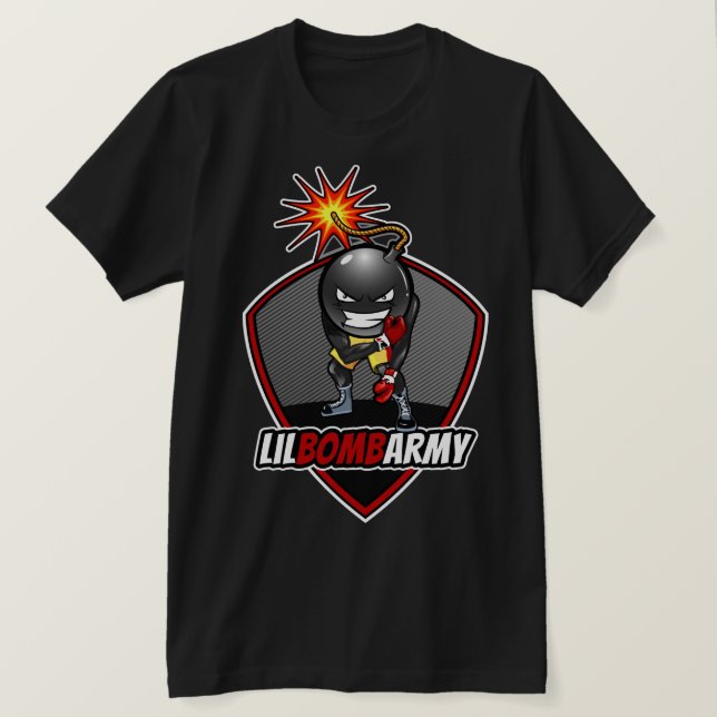 T-shirt LilBombArmy Ali Pose T Shirt Black (Design devant)