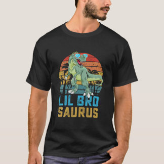 T-shirt Lilbrosaurus T Rex Dinosaur Lil Bro Saurus Famille