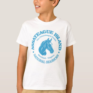T-shirt L'île d'Assateague (poney)