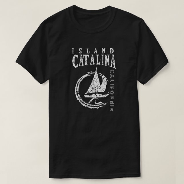 T-shirt L'île de Catalina (Design devant)