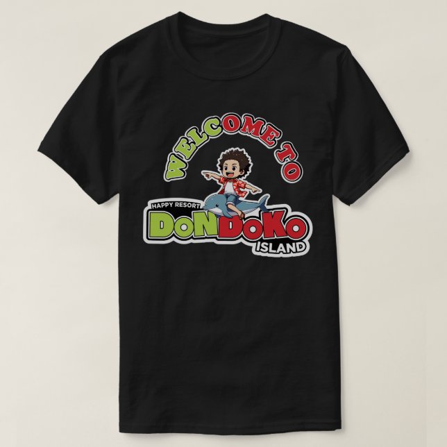 T-shirt L'île de Dondoko comme un dragon Infinie Richesse  (Design devant)