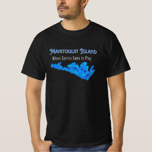 T-shirt L'île de Manitoulin où les esprits viennent jouer