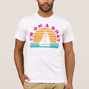 T-shirt L'Île Lonely En Bateau