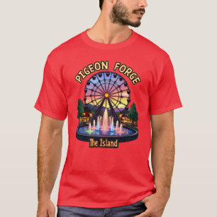 T-shirt L'île - Pigeon Forge garçons et hommes