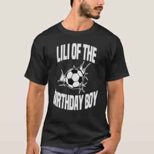 T-shirt Lili De L'Anniversaire Boy Soccer Team Anniversair