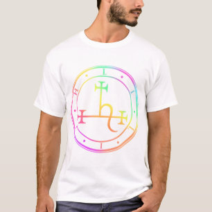T-shirt Lilith sigil. Symbole de la déesse de la lune noir