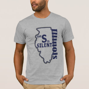 T-shirt L'Illinois - le S est silencieux