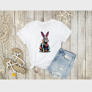 T-shirt L'illustration frappante du lapin cubain