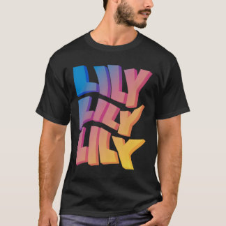 T-shirt Lily For First Given Name Lily