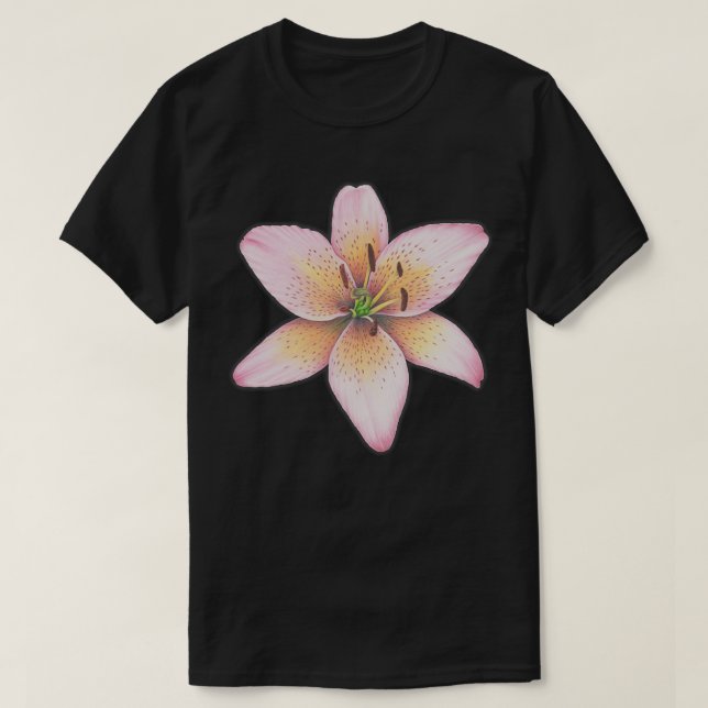 T-shirt Lily rose (Design devant)