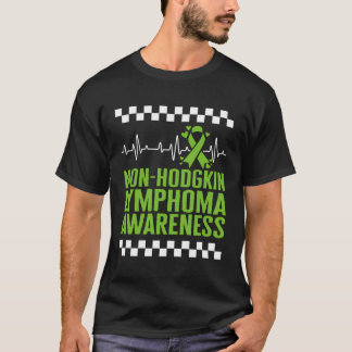 T-shirt Lime de sensibilisation non Hodgkin Lymphoma Ribbo