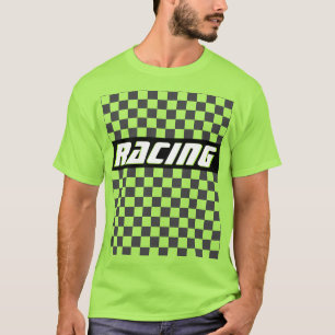 T-shirt Lime Green Racing