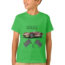 Lime Green Voiture de course sportive personnalisé