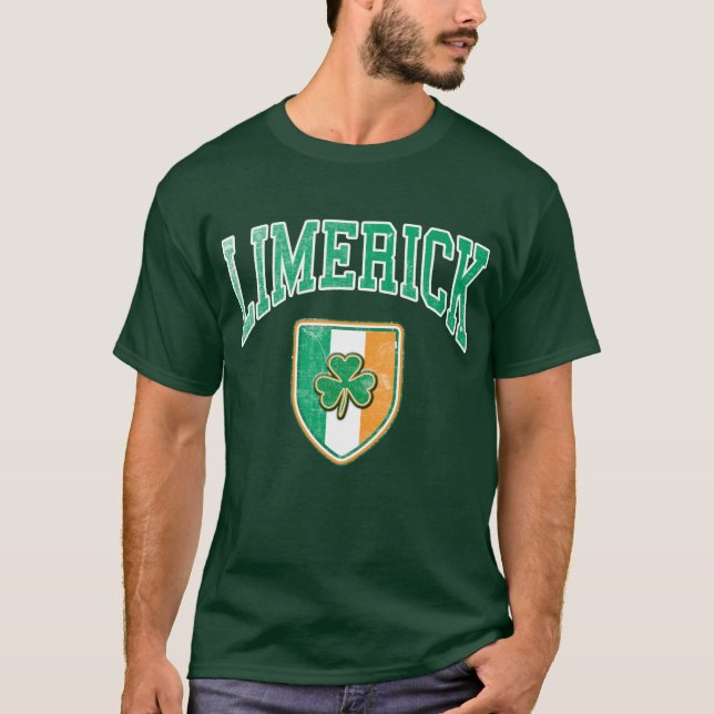 T-shirt LIMERICK Irlande (Devant)